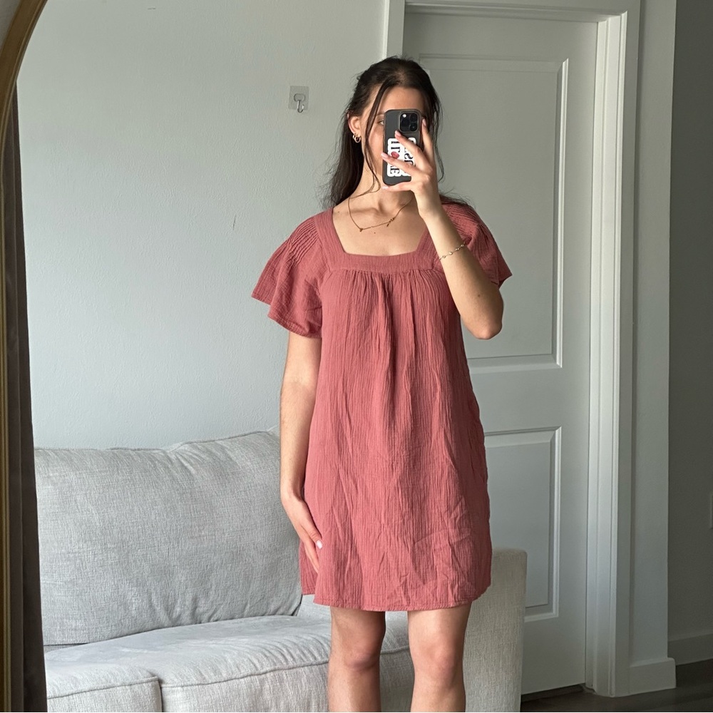 XSOLDX NWT Madewell mini dress small mauve
